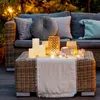Relaxdays LED Kerzen, 3er Set, mit Timerfunktion, Produktbild-Vorschau 5