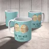 Mr. & Mrs. Panda Kaffeebecher Eulen Liebe - Türkis Pastell Produktbild-Vorschau 5