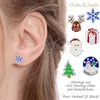 Ohrstecker Weihnachten: Ohrringe Silber 925 für Kinder & Produktbild-Vorschau 3