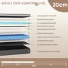 DEWINNER Matratze, 120 x 190 cm, Taschenfederkernmatratze Produktbild-Vorschau 3