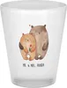 Mr. & Mrs. Panda Schnapsglas Bären Liebe - Transparent - Produktbild-Vorschau 1