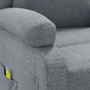 vidaXL Massagesessel Hellgrau Stoff Produktbild-Vorschau 8