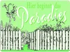 Gartenparadies Metallschild XL in 21x28 cm grün zum Thema Produktbild-Vorschau 1