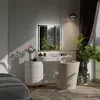 Rechteckiger LED-Spiegel 100x100 cm für Schlafzimmer, Produktbild-Vorschau 2