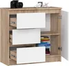 A chest of drawers with books on a shelf. Podgląd zdjęcia produktu