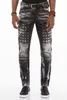 CD496 Herren Streetwear-Jeans mit Waschmuster Produktbild-Vorschau 2