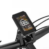 A close-up view of an e-bike's digital display mounted on the handlebars. Produktbild-Vorschau