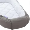 Grau & Weiß Gesteppt Babynest Kokon Comfort Produktbild-Vorschau 2