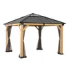 Netz für Sunjoy Zedernholz Gazebo 336cm x 394cm Produktbild-Vorschau 2