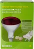 The image shows the packaging of a Kerbl infrared lamp for animals. Produktbild-Vorschau
