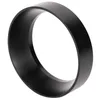 A black metal ring, likely a coffee dosing funnel, is shown against a white background. Anteprima dell’immagine prodotto