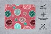 MuchoWow® Mauspad Mousepad Uhr - Rosa - Muster - Sterne Produktbild-Vorschau 2