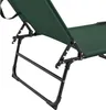 [casa.pro] Sonnenliege klappbar 190cm dunkelgrün mit Dach Produktbild-Vorschau 4