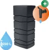 nádoba na dešťovou vodu AQUA TOWER antracit 650 L Náhled obrázku produktu 5