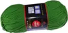 A ball of green yarn with a label wrapped around it. Produktbild-Vorschau