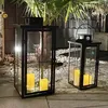 2pcs Métal XXL Lanterne Set Noir Lanterne de jardin Voir les images du produit 6