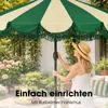 Mica Decorations Kim Gestreifter Sonnenschirm mit Produktbild-Vorschau 5