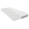 A white mattress with a cutaway showing different foam layers. Produktbild-Vorschau