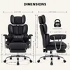IWMH Bürostuhl, Ergonomischer Chefsessel mit Armlehne, Produktbild-Vorschau 7