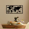 Wallity, World Map Medium Metal Wall Decor, Wanddeko, Produktbild-Vorschau 2