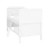Baby-Delux Babybett Kinderbett Natalie Umbaubar 140x70 Weiß Produktbild-Vorschau 7