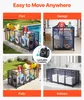 VEVOR Zwembadopslagcontainer, 2620x815x890 mm, organizer Productafbeelding-voorbeeld 6
