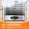 Aigostar - Dörrautomat, Dörrgerät mit Temperaturregler, Produktbild-Vorschau 3