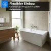 Belvit Badewanne halbfreistehend & freistehend aus Acryl – Produktbild-Vorschau 4