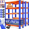 MASKO® - Lot de 2 étagères de rangement robustes, idéales Voir les images du produit 1