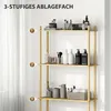 HOMCOM Toilettenregal 3 Ebenen Badezimmerregal, Produktbild-Vorschau 5