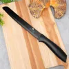 Brotmesser Stahl schwarz 32 cm Produktbild-Vorschau 1