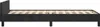 vidaXL Bettgestell ohne Matratze Schwarz 100x200 cm Samt Produktbild-Vorschau 4