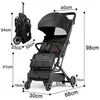 Klappbar Kinderwagen Buggy,Reisebuggy mit Verstellbare Produktbild-Vorschau 5