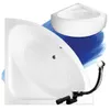 Wanna Akrylowa Zestaw 4w1 Asymetryczna 148x148 Biała + Podgląd zdjęcia produktu 2