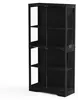 Glazen vitrine, 80 x 35 x 165 cm, met 3-kleurige Productafbeelding-voorbeeld 7