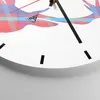 Wanduhr - Rund - Glasuhr - Abstraktion Hörner - 30x30cm - Produktbild-Vorschau 5