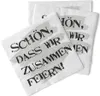 Sovie HORECA Serviette "Schön, dass wir zusammen feiern " Produktbild-Vorschau 3