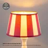 Home Sweet Home CLASSIC Stoff Lampenschirm weiß/rot - 20 x Produktbild-Vorschau 3