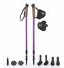 Set di 2 bastoncini da nordic walking in alluminio viola Anteprima dell’immagine prodotto 13