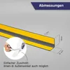 HOLZBRINK Weichsockelleiste selbstklebend PVC Dunkelgrau Produktbild-Vorschau 2