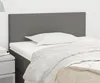 vidaXL Testiera grigio scuro 100x5x78/88 cm in tessuto Anteprima dell’immagine prodotto 2