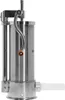 A stainless steel vertical sausage stuffer is shown against a white background. Produktbild-Vorschau