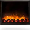 An electric fireplace with LED lighting, showing simulated flames and glowing embers. Náhled obrázku produktu