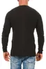 Herren Basic Langarm Shirt Baumwolle;  Schwarz S Produktbild-Vorschau 4