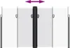 vidaXL Store latéral extensible blanc 200x1000 cm Voir les images du produit 5