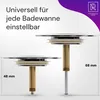 M. ROSENFELD HOME Zestaw korek do wanny uniwersalny Ø72 mm Podgląd zdjęcia produktu 5