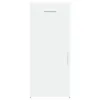 A white sideboard with a handle on the door and a subtle line detail on the top drawer. Podgląd zdjęcia produktu