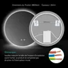 EMKE Miroir de salle de bain LED Miroir de salle de bain Voir les images du produit 7