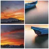 Bilder auf glas - Einteilig - Westen Sonne Boot - 160x50cm Produktbild-Vorschau 8