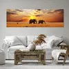 Bild auf Leinwand - Leinwandbild - Elefanten Safari Produktbild-Vorschau 6